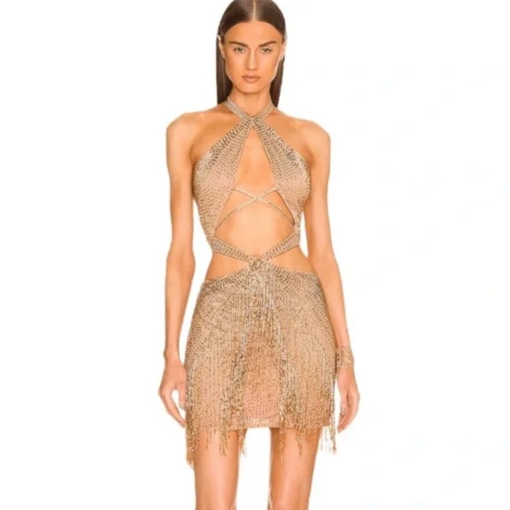 Dundas X Revolve Cher Embellished Mini Dress